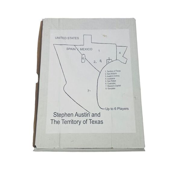 10/$25🦋 Texas Trivia Board Game - Stephen F. Austin & The Territory of Texas - Picture 2 of 16